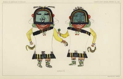 Koroctu (lithographie couleur) - American School
