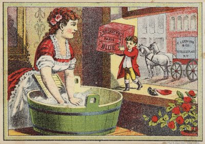 Dame lavant les mains - American School