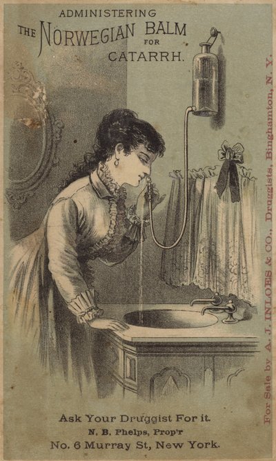 Dame traitant le catarrhe - American School