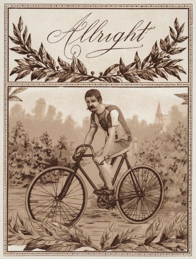 Homme faisant du vélo - American School