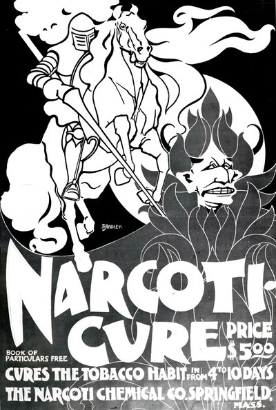 Narcotui-Cure, conçu par William H. Bradley, 1895 - American School