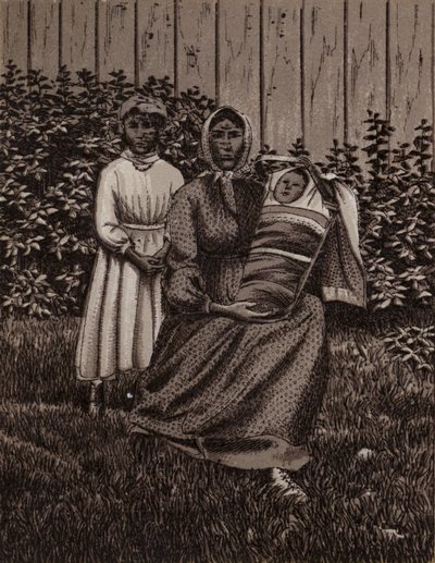 Chutes du Niagara : Famille indienne - American School