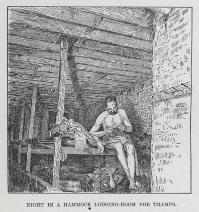 Nuit dans une chambre de hamac pour vagabonds - American School