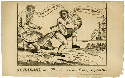Ograbme, ou La tortue mordante américaine, 1808 - American School