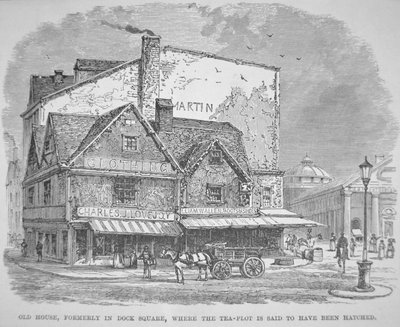 Ancienne maison, autrefois sur Dock Square, où l