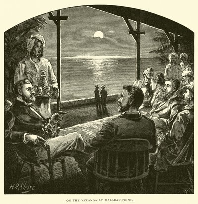 Sur la véranda à Malabar Point - American School
