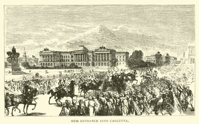 Notre entrée à Calcutta - American School