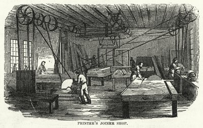 Atelier de menuisier de l