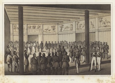 Réception au château de Shui, îles Ryukyu - American School
