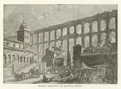 Aqueduc romain à Ségovie, Espagne - American School