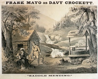 Réparation de Selle, Affiche pour Davy Crockett avec Frank Mayo - American School