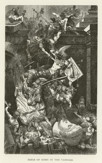 Siège de Rome par les Vandales - American School