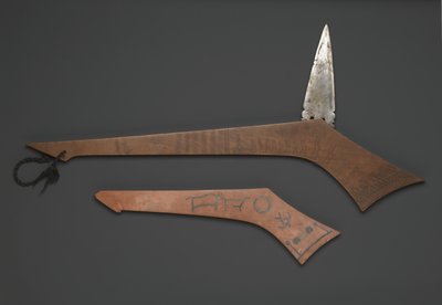 Massue de guerre Sioux, de Fort Snelling, Minnesota - American School