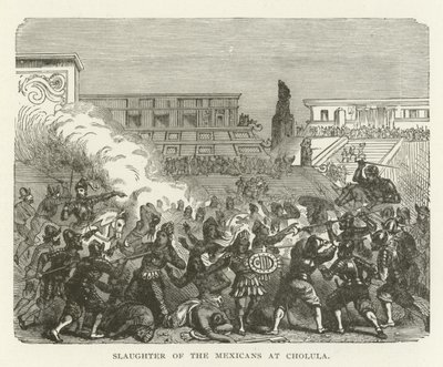 Massacre des Mexicains à Cholula - American School