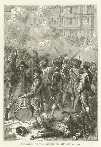 Assaut des Tuileries, 10 août 1792 - American School