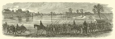 Traversée du Rappahannock par la Grande Division de Sumner, décembre 1862 - American School