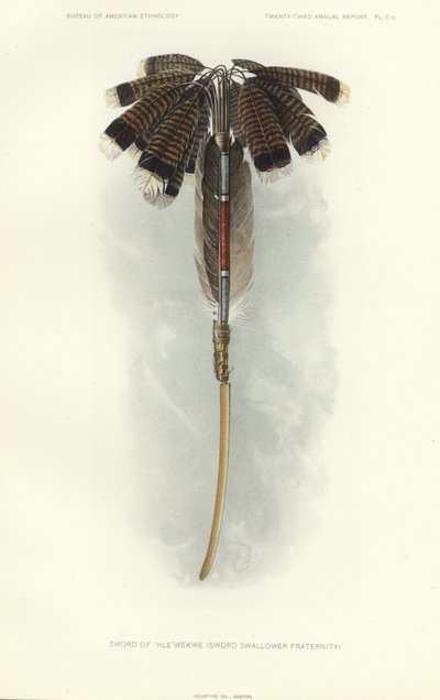Épée de Thlewekwe (fraternité des avaleurs d