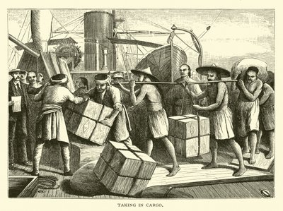 Chargement de la cargaison - American School