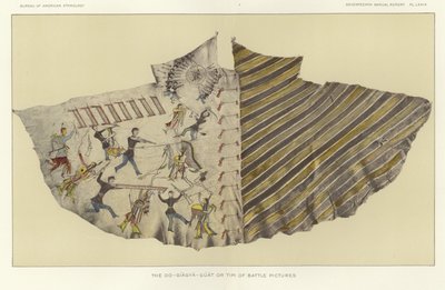 Le Do-Giagya-Guat ou Tipi des images de bataille - American School