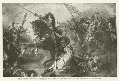 Le Grand Électeur Frédéric-Guillaume de Brandebourg à la bataille de Fehrbellin - American School