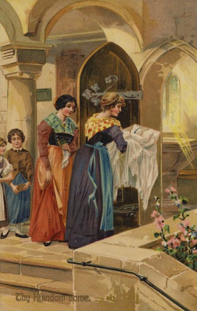Le Notre Père, que ton règne vienne (chromolitho) - American School