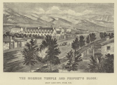 Le Temple Mormon et le Bloc des Prophètes - American School