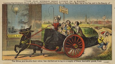 La vieille femme qui vivait dans une chaussure - American School