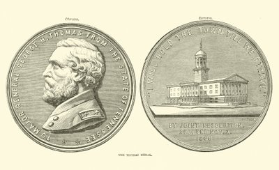 La médaille Thomas, octobre 1863 - American School
