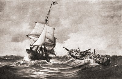 La capture du HMS Frolic par le sloop de guerre USS Wasp, une action navale menée dans l