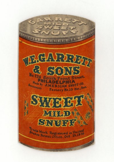 Boîte de tabac doux et sucré - American School