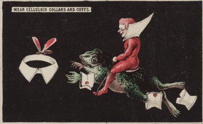 Crapaud et elfe en vol suivant un collier - American School