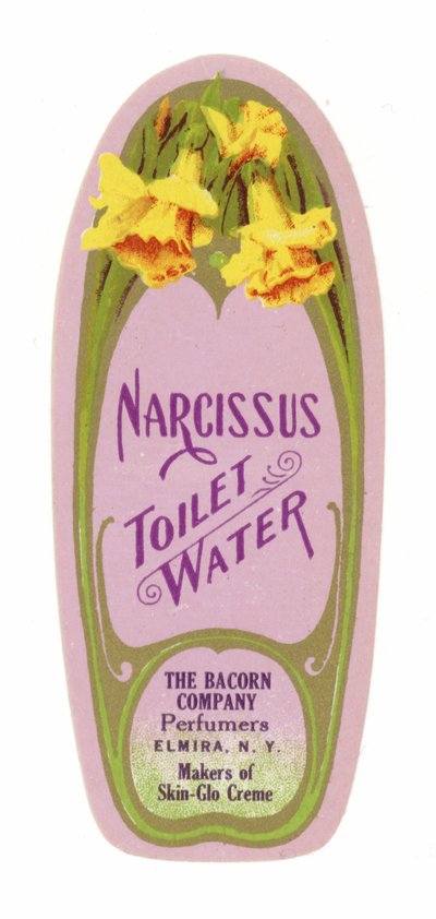 Étiquette Eau de Toilette, Narcisse - American School