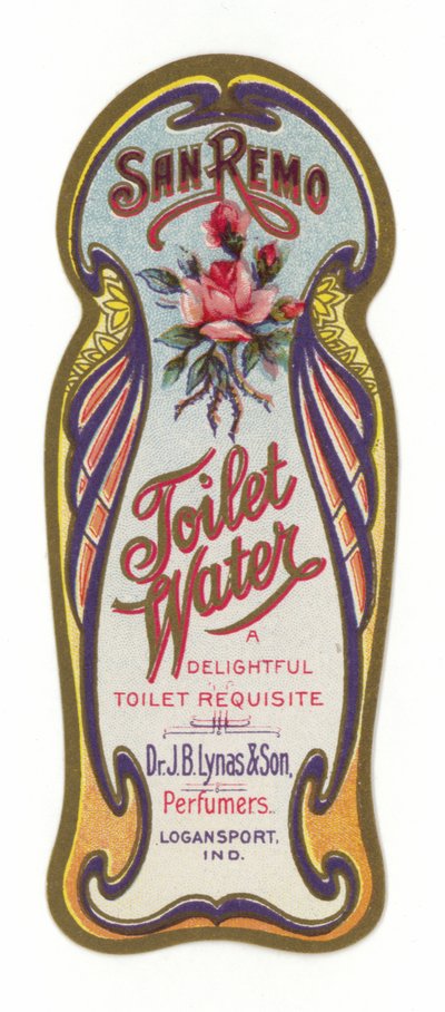 Étiquette Eau de Toilette, San Remo - American School