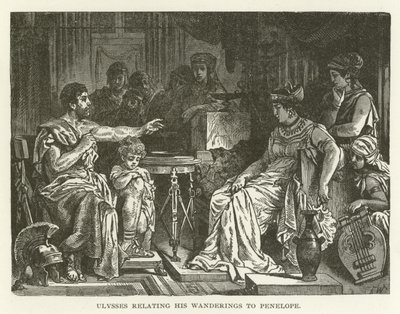 Ulysse racontant ses errances à Pénélope - American School