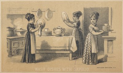 Laver la vaisselle avec Sapolio - American School