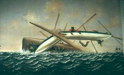 Baleine attaquant une chaloupe - American School