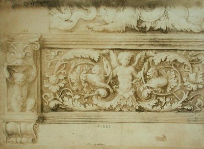 Étude pour une décoration architecturale - Amico Aspertini