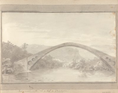 Vues en Angleterre, Écosse et Pays de Galles : Pont Y Pridd, dans la vallée de Taff ou Glamorgan - Amos Green