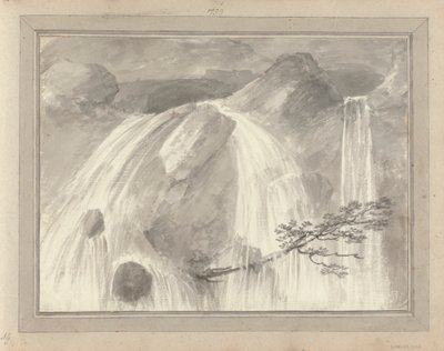 Vues en Angleterre, Écosse et Pays de Galles : Cascade, vues en 1799 - Amos Green