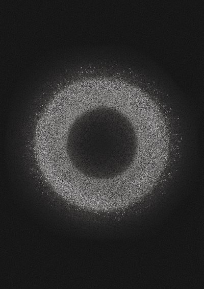 Anneau lumineux abstrait - Amy Louise Baker