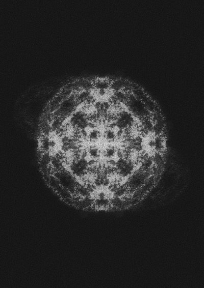 Sphère abstraite lumineuse - Amy Louise Baker