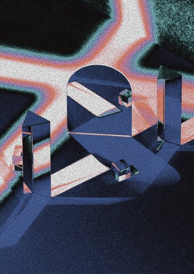 Arche de lumière prismatique - Amy Louise Baker