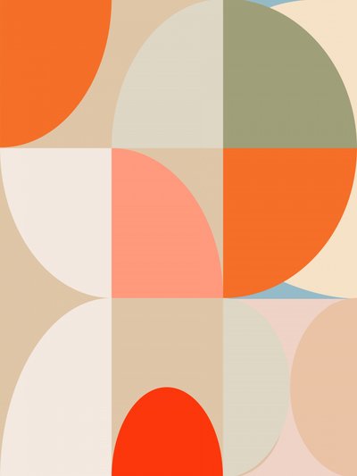 Pastel du milieu du siècle 12 - Ana Rut Bre