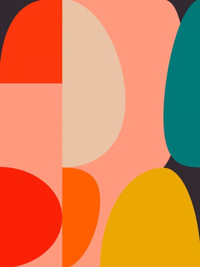 Pastel du milieu du siècle 14 - Ana Rut Bre