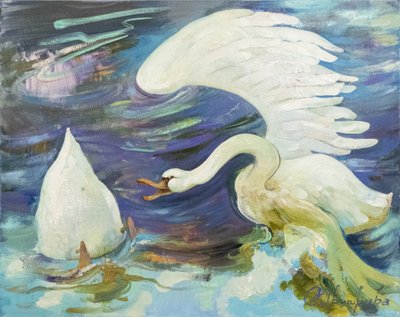 Le drame du cygne blanc - Anastasiia Grygorieva