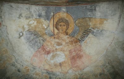 Saint Michel Archange, 12ème siècle - Ancient Russian frescos
