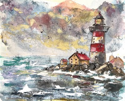 La côte des phares balayée par les tempêtes - Anda Bieza