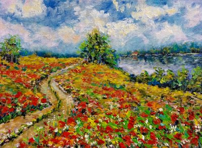 Le sentier des coquelicots - Anda Bieza