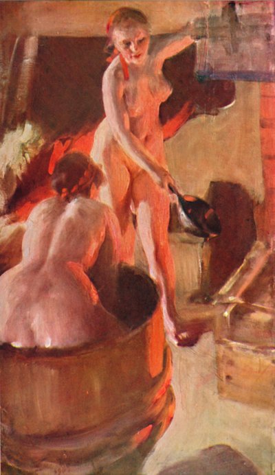 Filles de Dalécarlie prenant un bain, 1908, 1931 - Anders Leonard Zorn