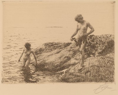 Récifs vers la mer - Anders Leonard Zorn
